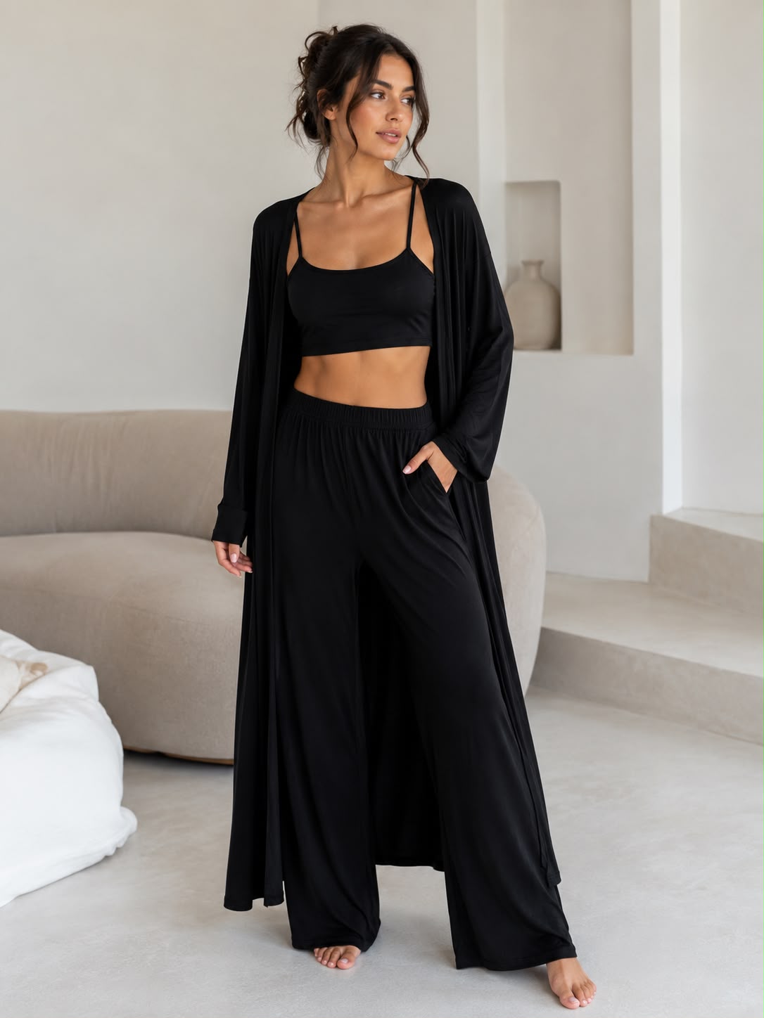 Women's 3Pieces  Lounge & Sleepwear Set