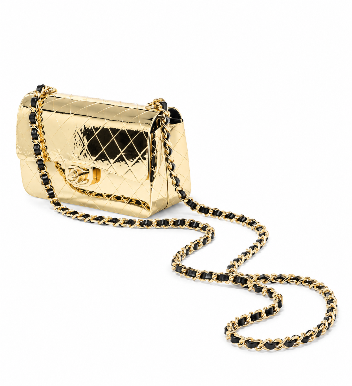 CHANEL  'Classic Flap' Metallic Shoulder Bag